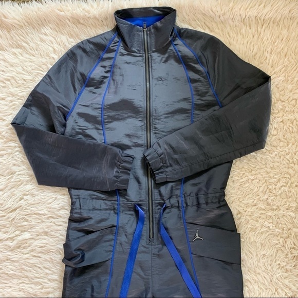 Revolve Jordan NWT Sisterhood Flight Suit in Black & Hyper Royal XS Standard Fit - Picture 5 of 16